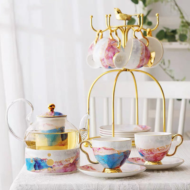 The Windsor™ Royal Marble Tea Set