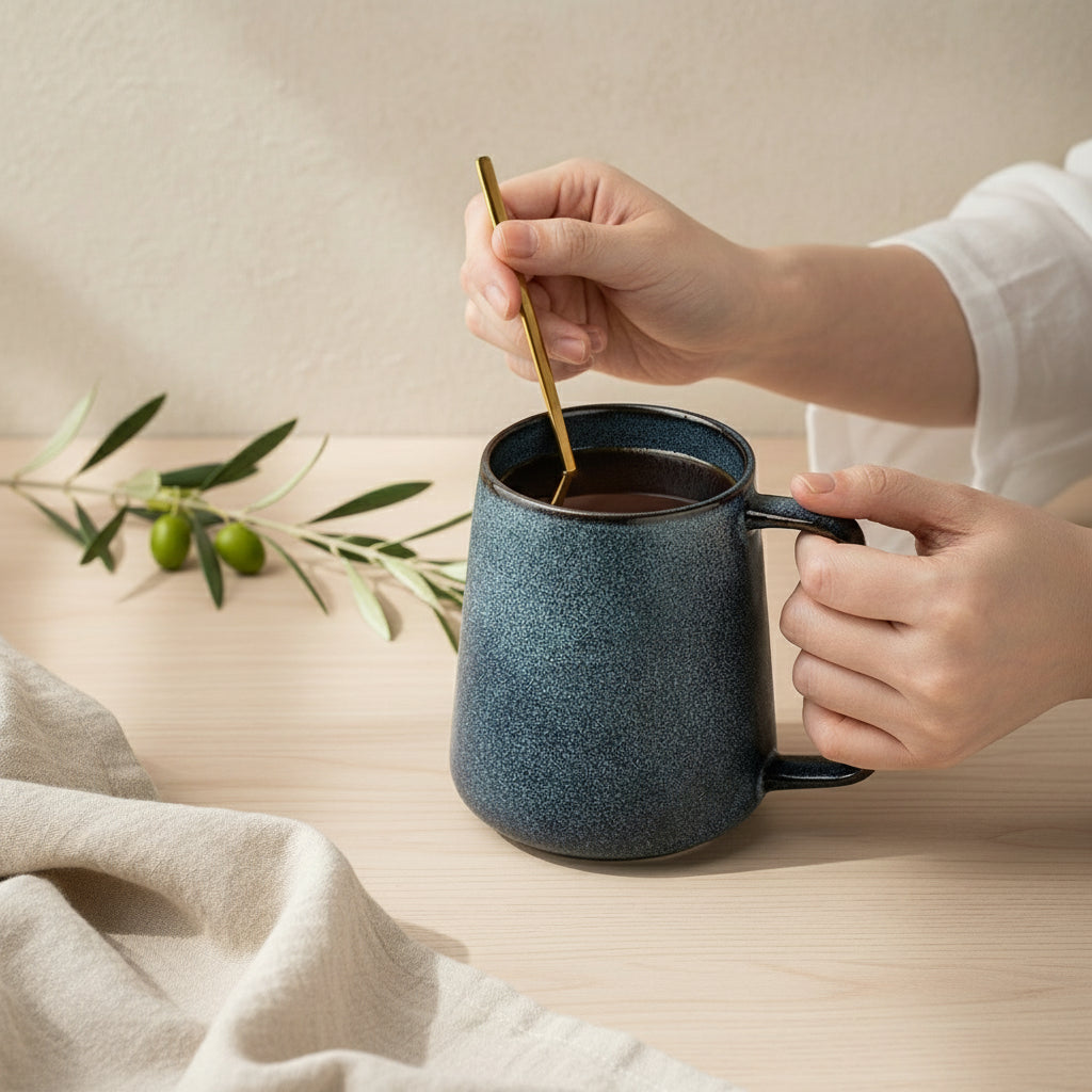 Reactive Glaze Oversized Mug