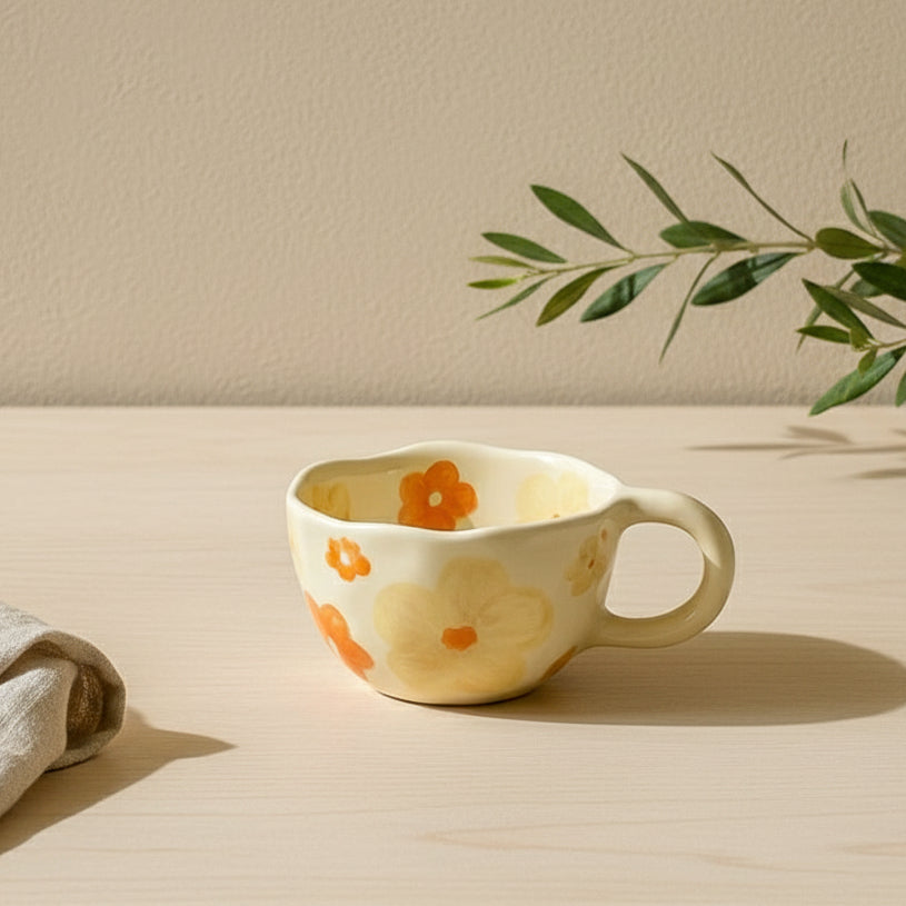 The Orange Bloom Mug