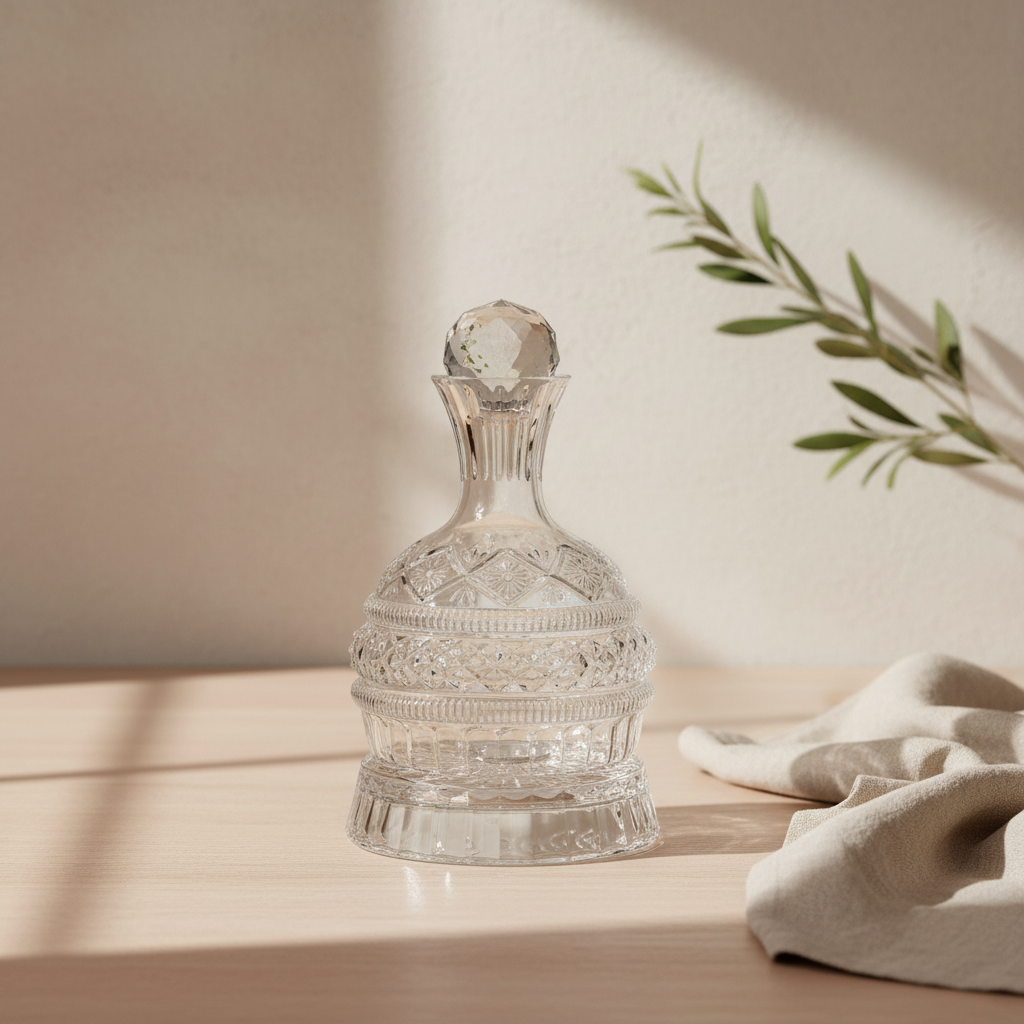 The Aurora™ Diamond-Cut Rotating Decante