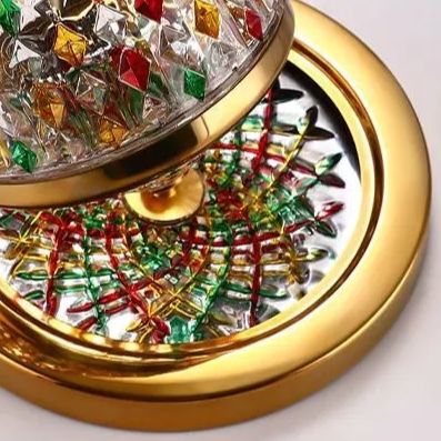 The Orbit™ Hand-Painted Rotating Crystal Decanter