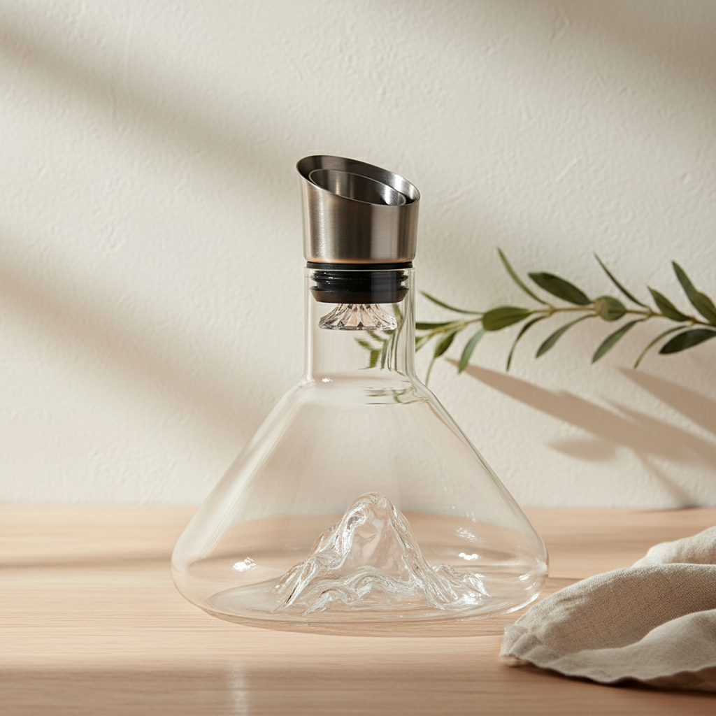 The Iceberg™ Waterfall Aerator & Decanter