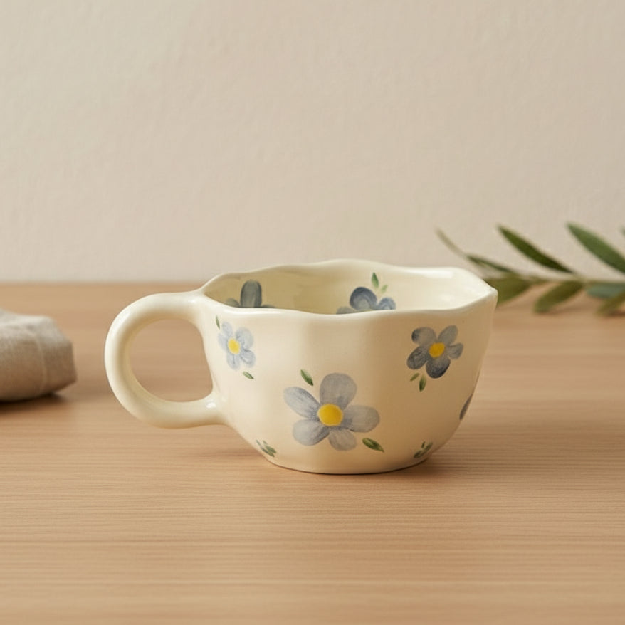 The Blue Daisy Mug