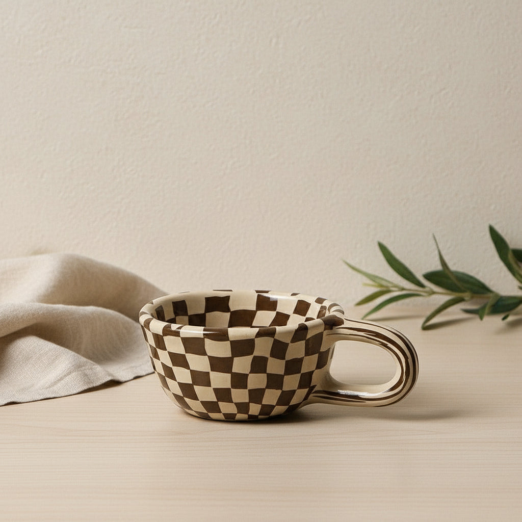 Artisan Checkered Mug